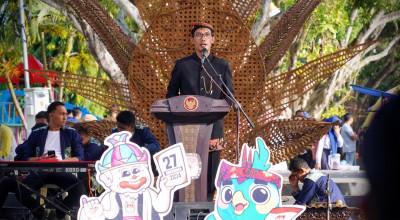 KPU Jatim Luncurkan Kirab Maskot Pilkada 2024 di Pacitan