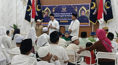 10 Muharram, DPD NasDem Surabaya Berbagi Kebahagiaan bersama Anak Yatim