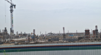 Struktur Stadion Surajaya Lamongan Baru Terbentuk, Progres Capai 25 Persen