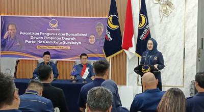 Pengurus DPD NasDem Surabaya Resmi Dilantik