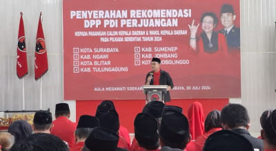 PDIP Keluarkan Rekom 7 Bakal Calon Kepala Daerah di Jatim, Simak Namanya
