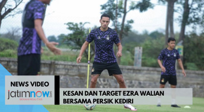 Video: Kesan dan Target Ezra Walian Bersama Persik Kediri
