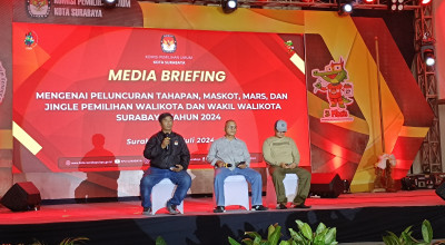 KPU Surabaya Launching Maskot Si Mbois