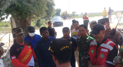 Terancam Gagal Panen, Puluhan Petani Demo Proyek Jalan Lingkar Utara Lamongan