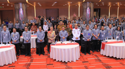 Kemenkumham Jatim Sambut Rakordal Program Dukungan Manajemen Tahun 2024