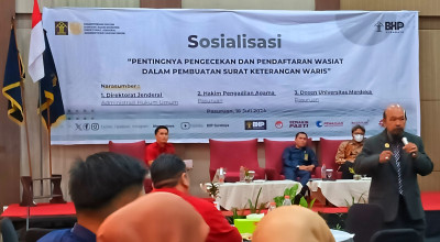 Kemenkumham Jatim dan BHP Sosialisasikan Wasiat dalam Hukum Waris di Pasuruan