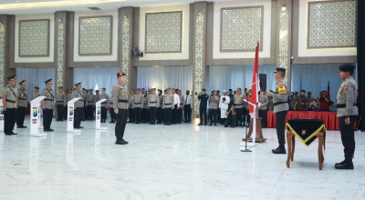 32 Pejabat Polda Jatim dan Kapolres Dimutasi