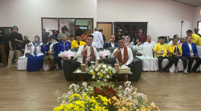 Firhando Gumelar - H Rudi Diusung Koalisi Sejuk Daftar ke KPU Kota Batu