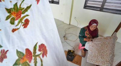 Berkunjung di IKM Batik Maja Bharama Wastra Mojokerto, Ada 119 Motif Apik