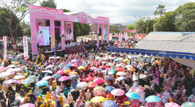 20 Ribu Warga Jember Penuhi Deklarasi, Gus Fawait: Wayahe Santri di Depan!