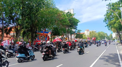 Ratusan Mahasiswa GMNI Gelar Aksi Kawal Putusan MK dan Tolak Revisi UU Pilkada