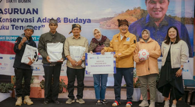 Kemeriahan Relawan Bakti BUMN Batch VI Peringati HUT RI ke-79 di Pasuruan