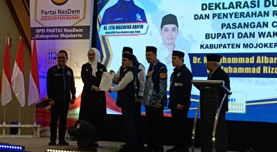 Partai NasDem Resmi Usung Gus Barra-Dokter Rizal di Pilbup Mojokerto