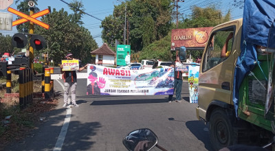 KAI Daop 9 Jember Tutup 24 Perlintasan Kereta Api Liar