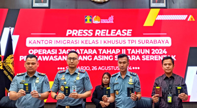 Operasi Jagratara Imigrasi Surabaya, 6 WNA Terdeteksi Langgar Izin Tinggal