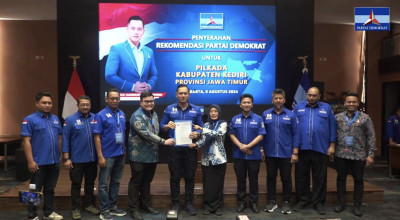 Demokrat Resmi Usung Mas Dhito-Mbak Dewi di Pilbup Kediri 2024