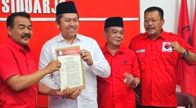 Dapat Rekom PDIP, Mas Iin-Abah Edy Daftar ke KPU Sidoarjo Hari Ini