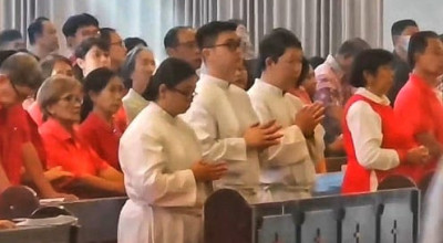 HUT ke-79 RI, Umat Katolik di Sidoarjo Gelar Misa Khusus