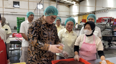 Tingkatkan Nilai Investasi, Mas Dhito Dorong Ekspansi Pabrik Roti Jordan di Kediri