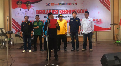 Partai Non-Parlemen Deklarasi Dukung Eri Cahyadi-Armuji di Pilwali Surabaya 2024