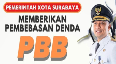 Surabaya Bebaskan Denda PBB selama Agustus 2024