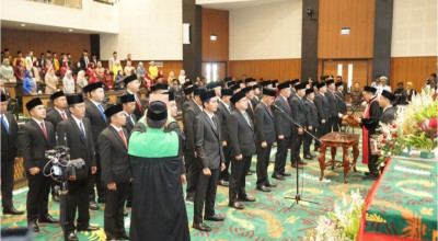 50 Anggota DPRD Bangkalan Dilantik, Berikut Daftarnya