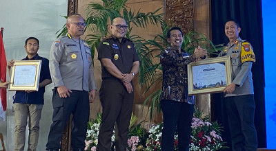 Polres Bojonegoro Sabet Penghargaan Kinerja Pelaksanaan Anggaran Terbaik