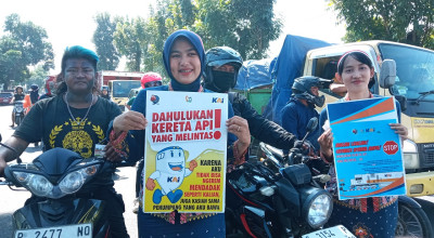 20 Orang jadi Korban Perlintasan Kereta, KAI Daop 9 Jember Edukasi Pengendara