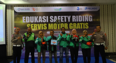 Pelindo Regional 3 Gelar Sosialisasi Safety Riding untuk Ojek Online