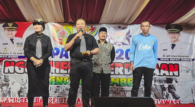 Ngontel Bareng Bupati Cup 2024 Tempuh 45 Km, Kampung Londo-Kota Jember