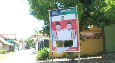 Baliho Paslon Pilbup Sampang Aba Idi - Ra Mahfud Dirusak, Pelaku Masih Misterius