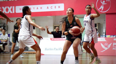 Basket Putri Jatim Lolos Semi Final PON XXI 2024 usai Kalahkan Papua