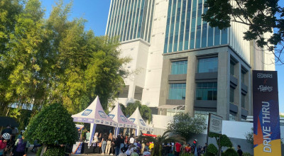 Kampanye Hidup Sehat dan Transaksi Nontunai, BRI Surabaya Gelar Tunjungan Loop