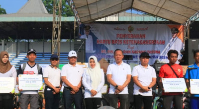 16.382 Perangkat LKD Mojokerto Terima BPJS Ketenagakerjaan, Ini Pesan Bupati