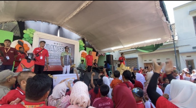 1100 Peserta Jalan Sehat Peringati Harlah, Bupati Ponorogo Bagikan Hadiah