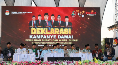 KPU Pamekasan Umumkan LADK Paslon, Dibatasi Maksimal Rp32 M