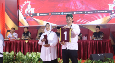 Deny - Mudawamah Maknai Nomor 1 sebagai Sinyal Kemenangan di Pilkada Kediri 2024