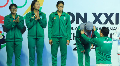 Apresiasi Pj Gubernur Adhy Karyono pada Atlet Renang Jatim di PON 2024