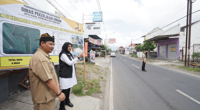 Cek Progres Pembangunan Jalan, Bupati Banyuwangi: Pastikan Sesuai Tenggat Waktu