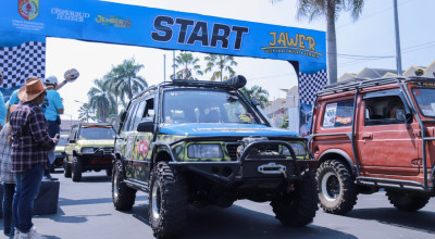 Ratusan Jeep di Jember Susuri Wisata yang Indah dan Memesona
