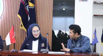 Bacawagub Emil Dardak Kunjungi DPW NasDem Jatim