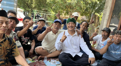 Deny Widyanarko Teken Kontrak Politik dengan Warga Grogol Kediri, Ini Isinya