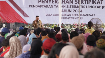 Capai 90 Persen, Mas Dhito Targetkan PTSL Lengkap 2025