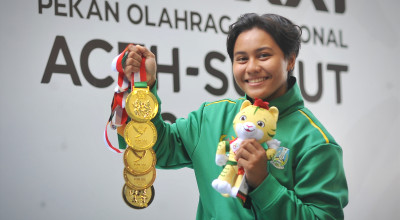 Koleksi 11 Medali, Loncat Indah Jatim Juara Umum PON Aceh-Sumut