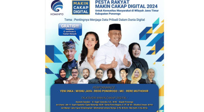 Talk Show Makin Cakap Digital Digelar di Ponorogo, Ada Bintang Tamu Yeni Inka