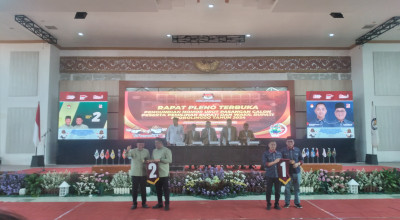 Gus Haris-Ra Fahmi Dapat Nomor 02 dan Zulmi-Rasit Tentu 01