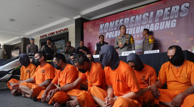 87 Pengedar Narkoba Diringkus Polres Tulungagung, 6 Residivis