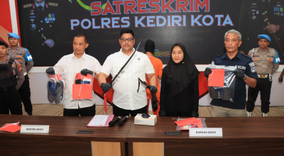 Perampok Bersenjata yang Satroni Swalayan di Kediri Ditangkap