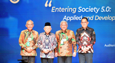 Dampingi Wapres Buka iConASET 2024, Pj Gubernur Jatim: Cetak SDM Unggul lewat PT