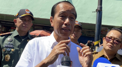 Presiden Jokowi Pamit pada Masyarakat Surabaya: Nyuwun Pangapunten